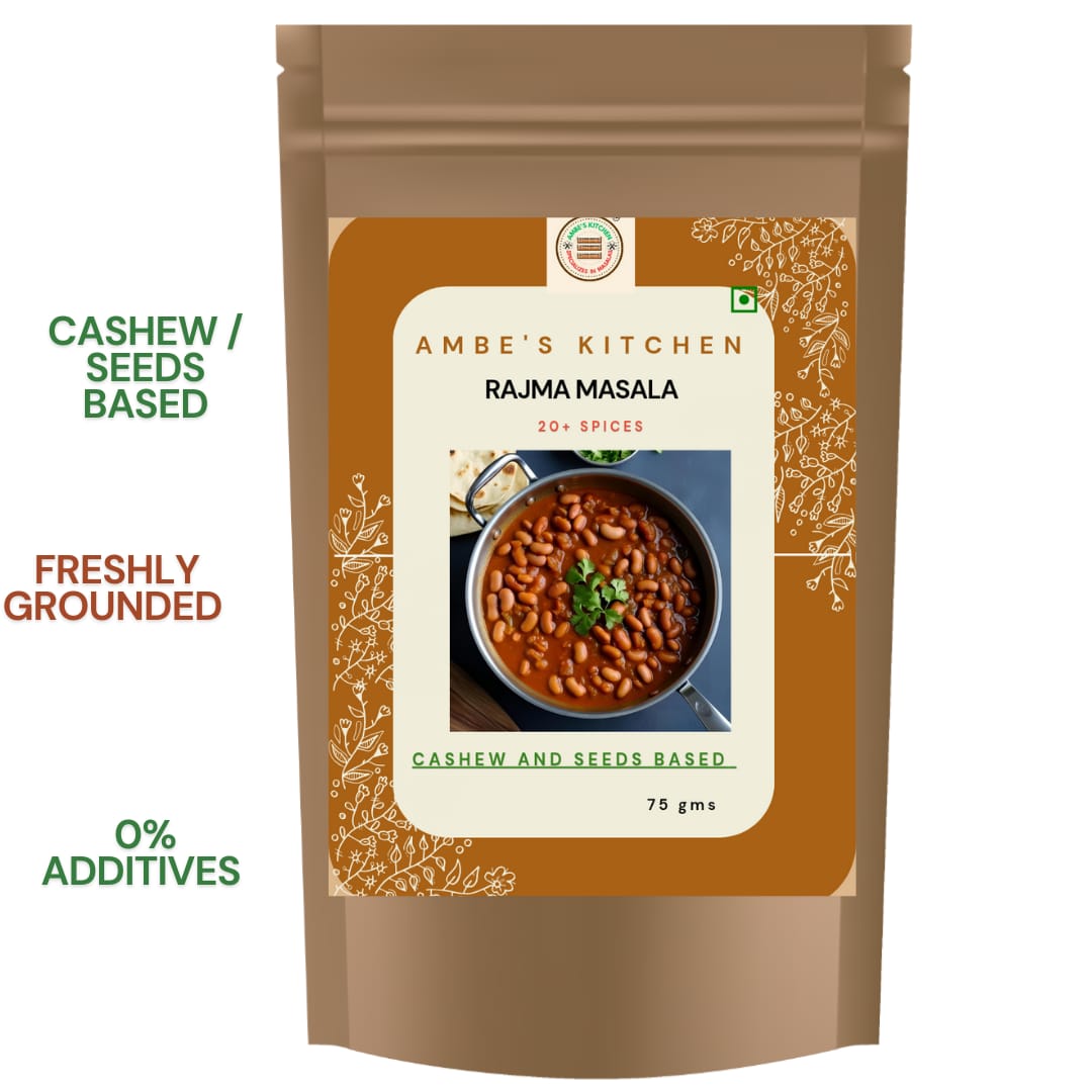Buy online additives free freshly made rajma masala nuts and seeds based
